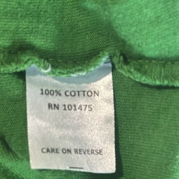 John Deere Green Womens Tank Top Medium 100% Cotton Sleeveless - Picture 5 of 6